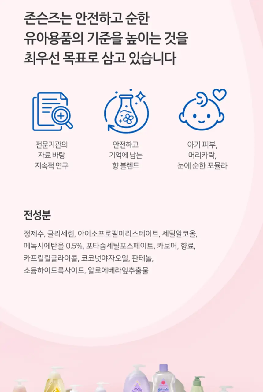 존슨즈베이비 핑크로션 500ml (아기향로션) 상세페이지 10