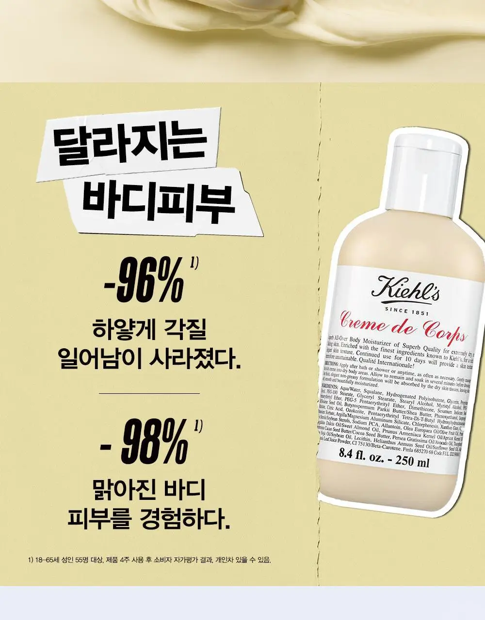 키엘 크렘 드 꼬르 바디크림 250ml 상세페이지 3
