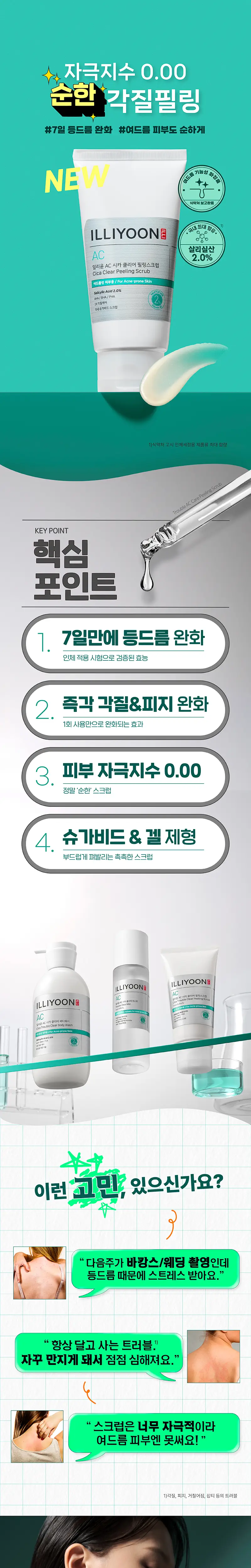 일리윤 시카 아크네 스크럽 200ML+워시50ML 기획 상세페이지 4