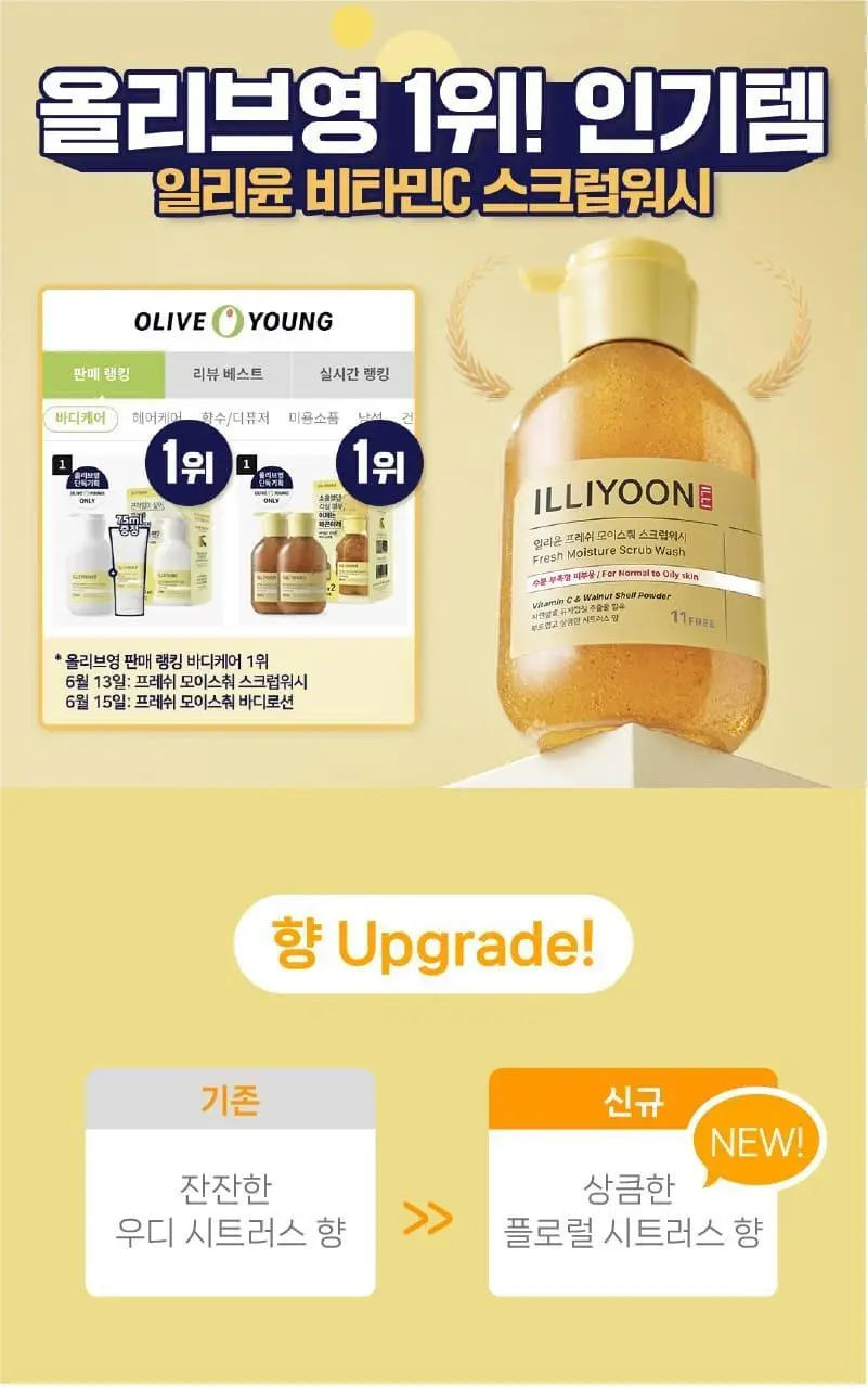 일리윤 프레쉬 모이스춰 스크럽워시 400ML 상세페이지 3
