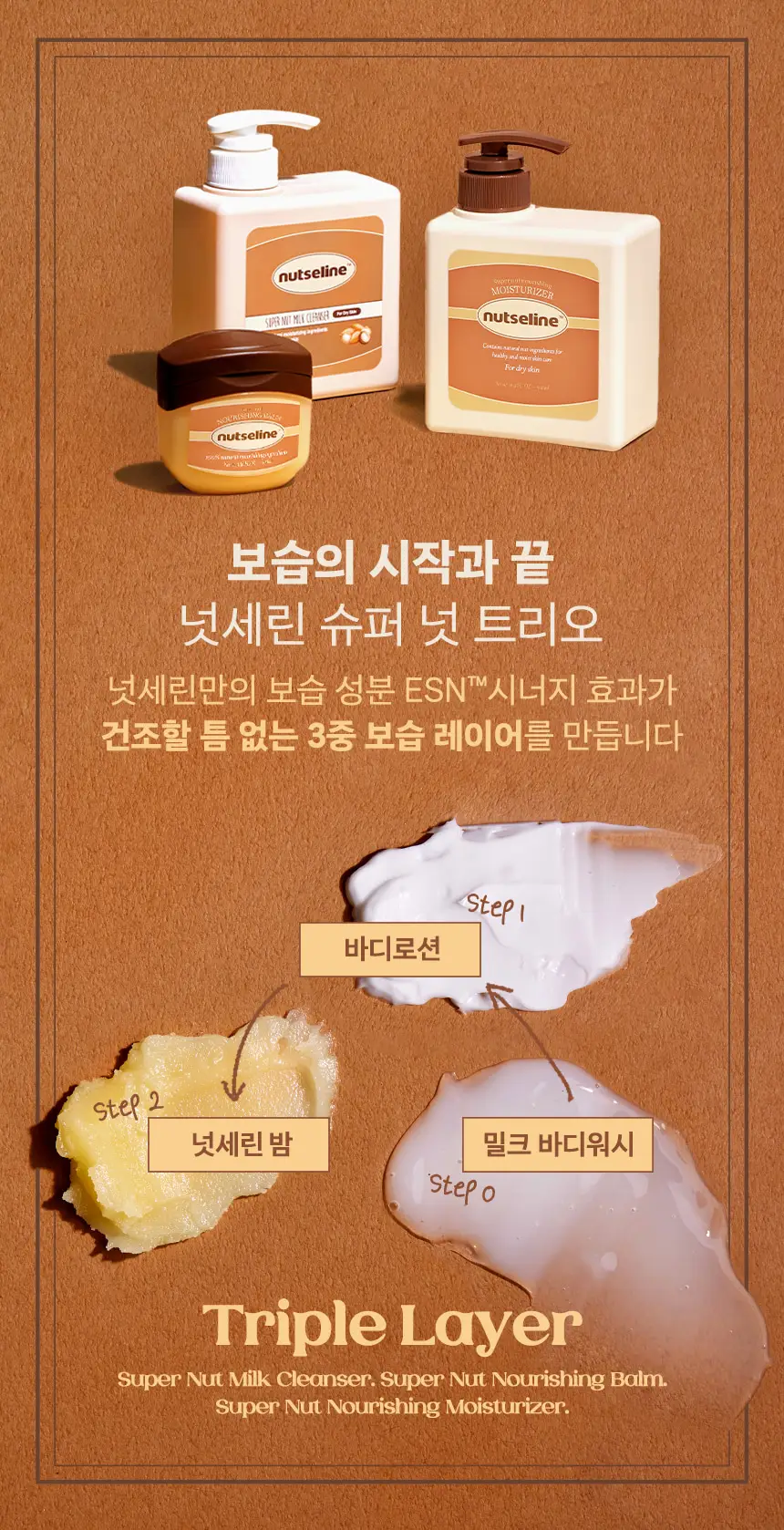 넛세린 슈퍼 넛 밀크 바디워시 500ml 상세페이지 6