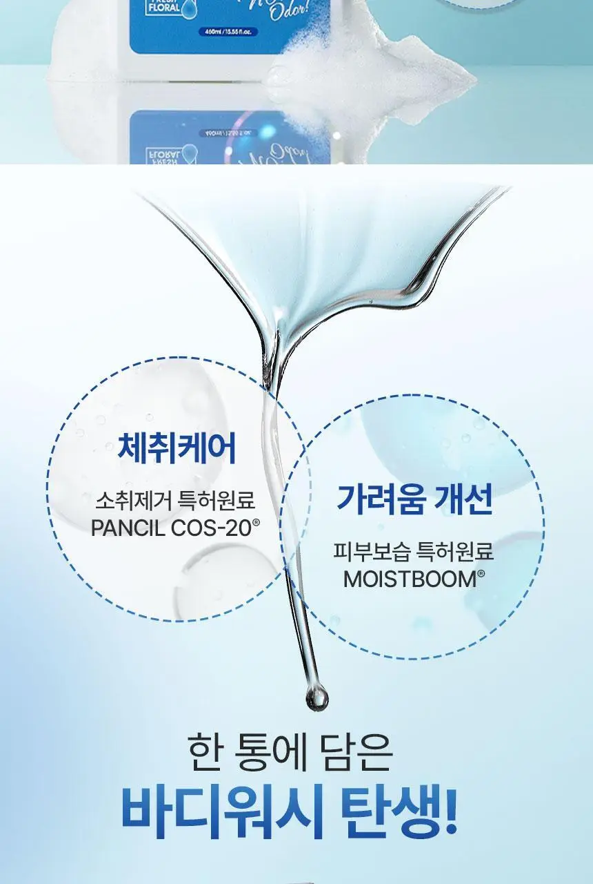 노도르 프레쉬 모이스춰 바디워시 460ml 상세페이지 13