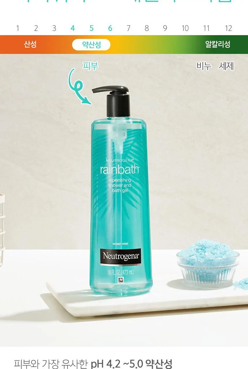 뉴트로지나 레인바스 바디워시 473ml (우디앰버/청량비누/애플허브 3종 택1) 상세페이지 17