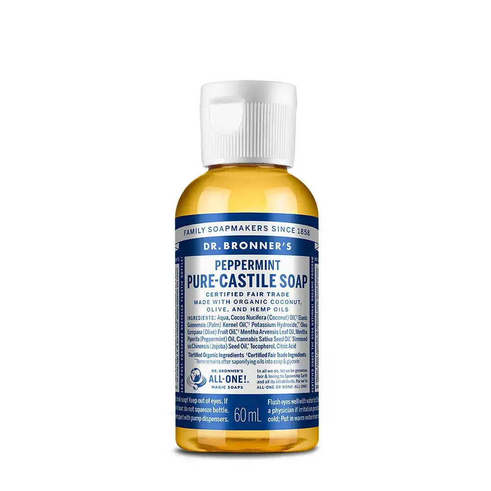 닥터브로너스 페퍼민트 퓨어 캐스틸 솝 60ml