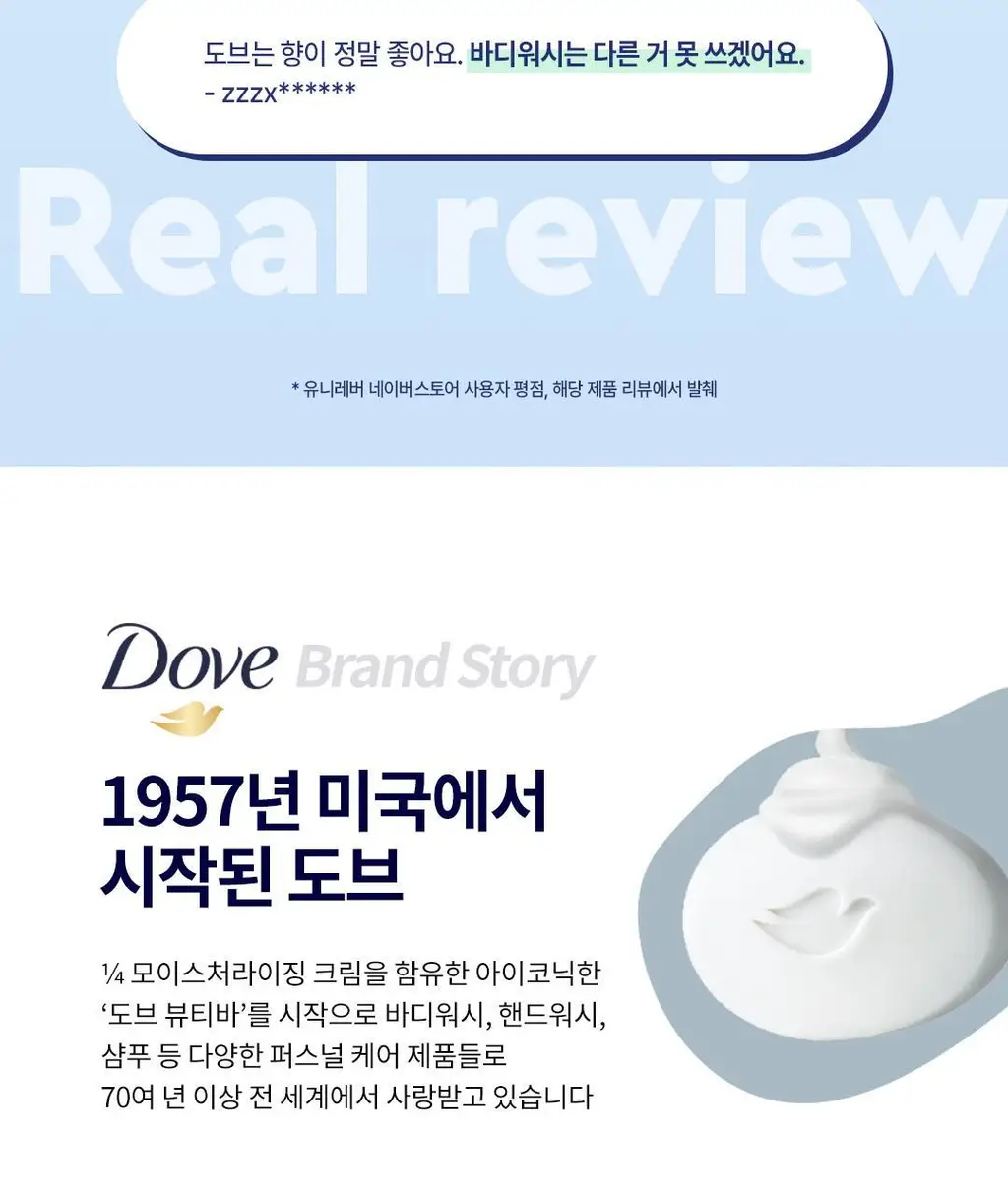 도브 바디워시 1000G 6종 택1 상세페이지 35