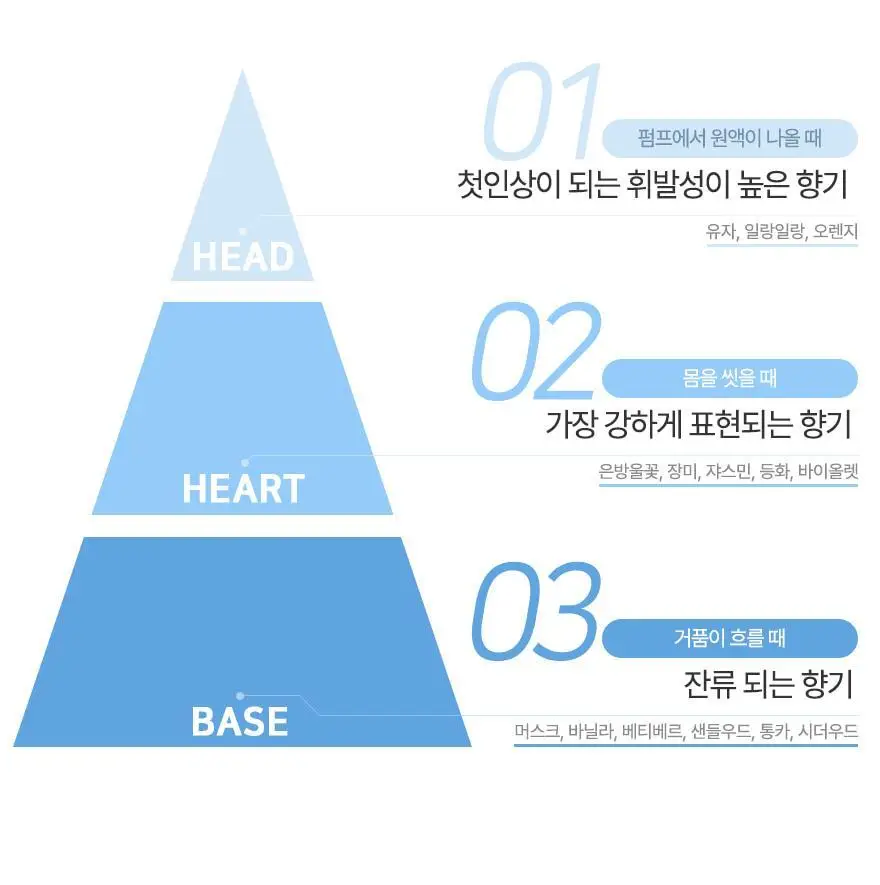 레이비 퍼퓸 폼바디워시 750ml 3종 (산양유/라벤더/로얄젤리) 상세페이지 9