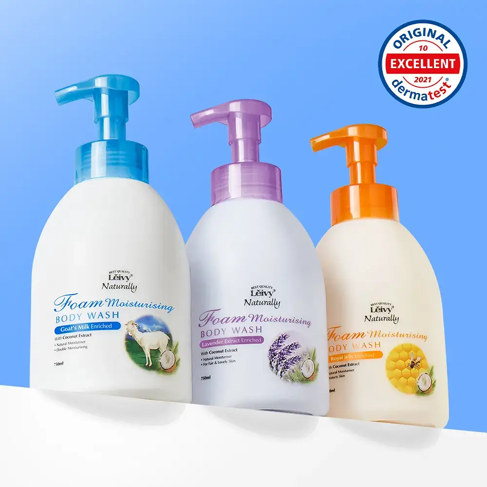 레이비 퍼퓸 폼바디워시 750ml 3종 (산양유/라벤더/로얄젤리)