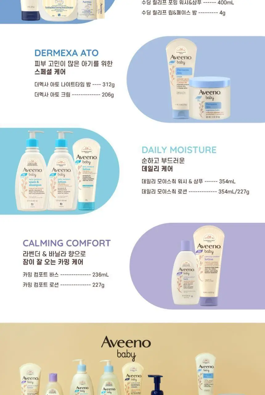 아비노 베이비 수딩 릴리프 포밍 워시&샴푸 400ml 상세페이지 13