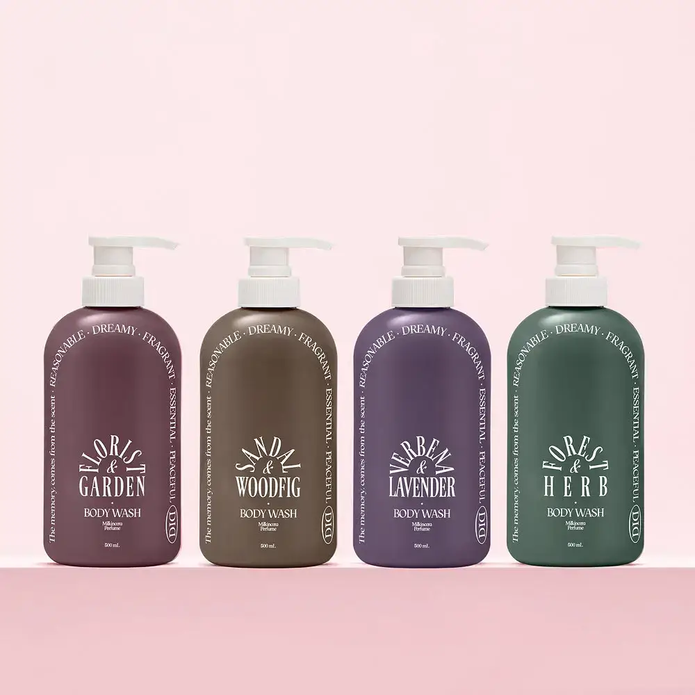 오디드 밀크인세라 퍼퓸 바디 워시 500ml 4종