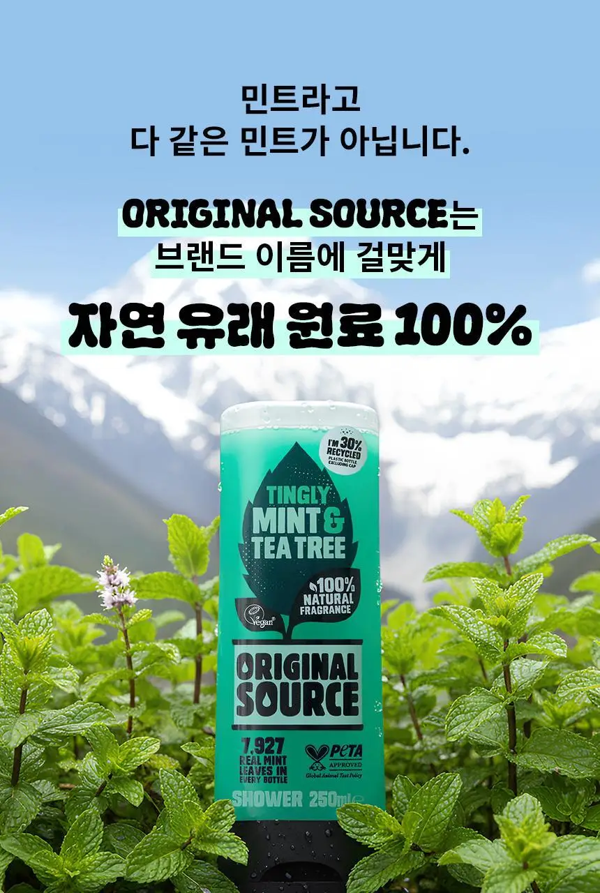 오리지널소스 민트 티트리 샤워젤 250ml 상세페이지 16