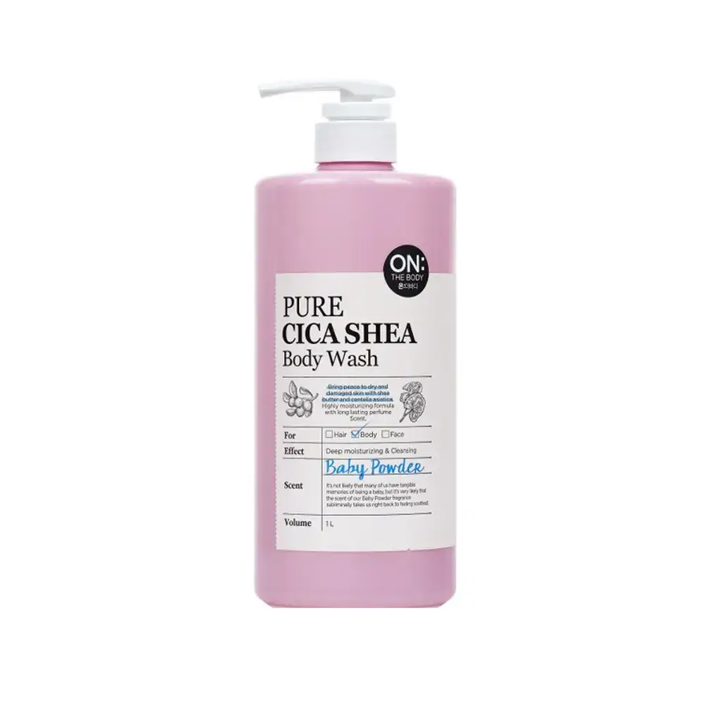 온더바디 퓨어시카 쉐어 베이비파우더 바디워시1000ml