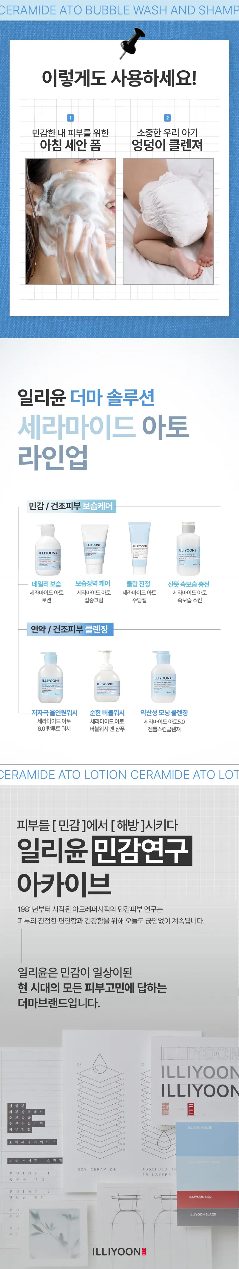 일리윤 세라마이드 아토 버블워시 400ML 상세페이지 4