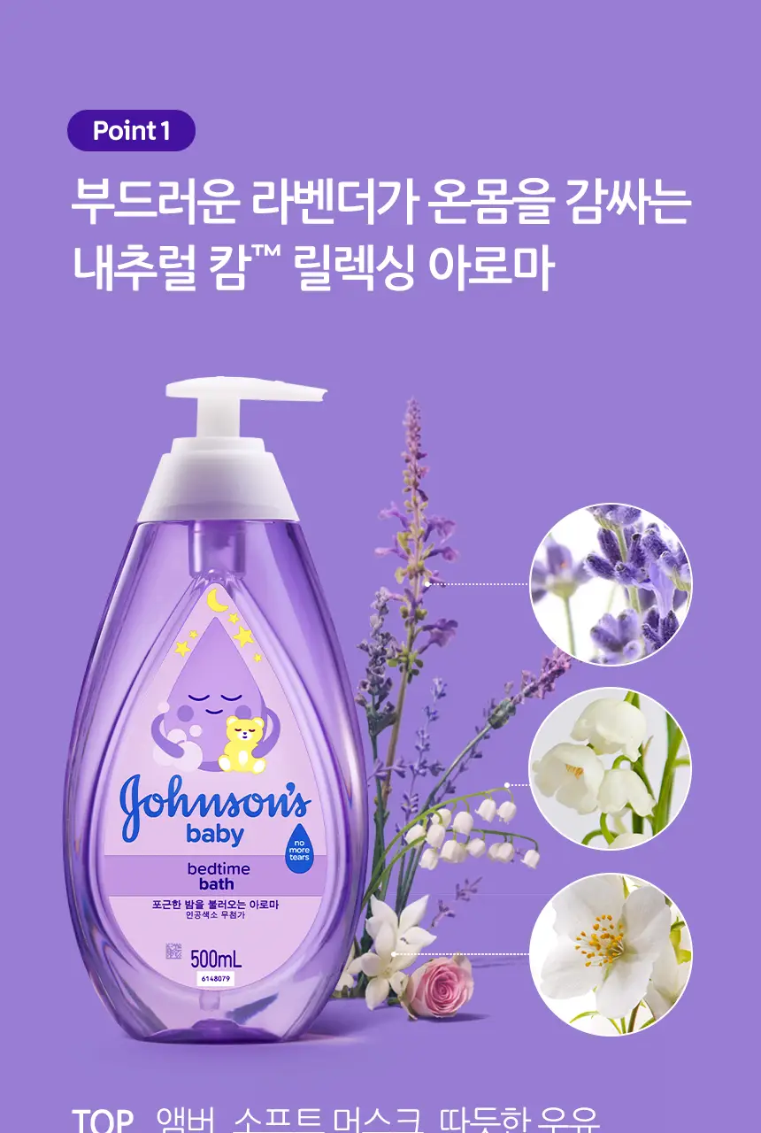 존슨즈 베이비 베드타임 바스 1000ml 상세페이지 4