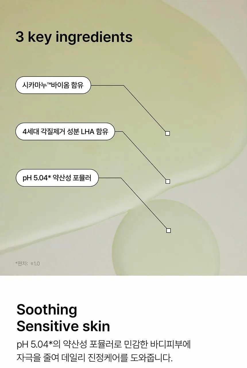 파넬 시카마누 약산성 바디워시 400ml 상세페이지 7