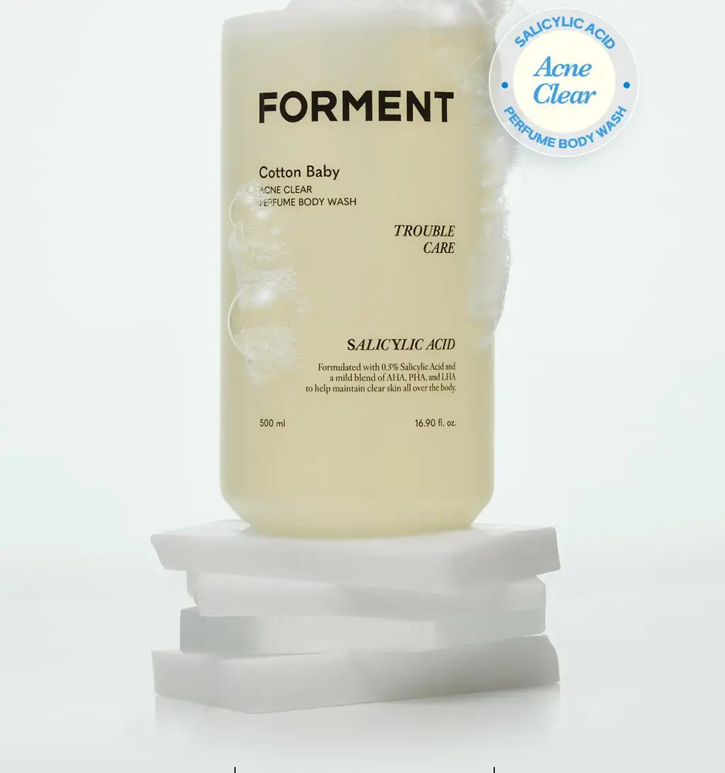 포맨트 아크네 퍼퓸샤워 코튼베이비 500ml 상세페이지 2