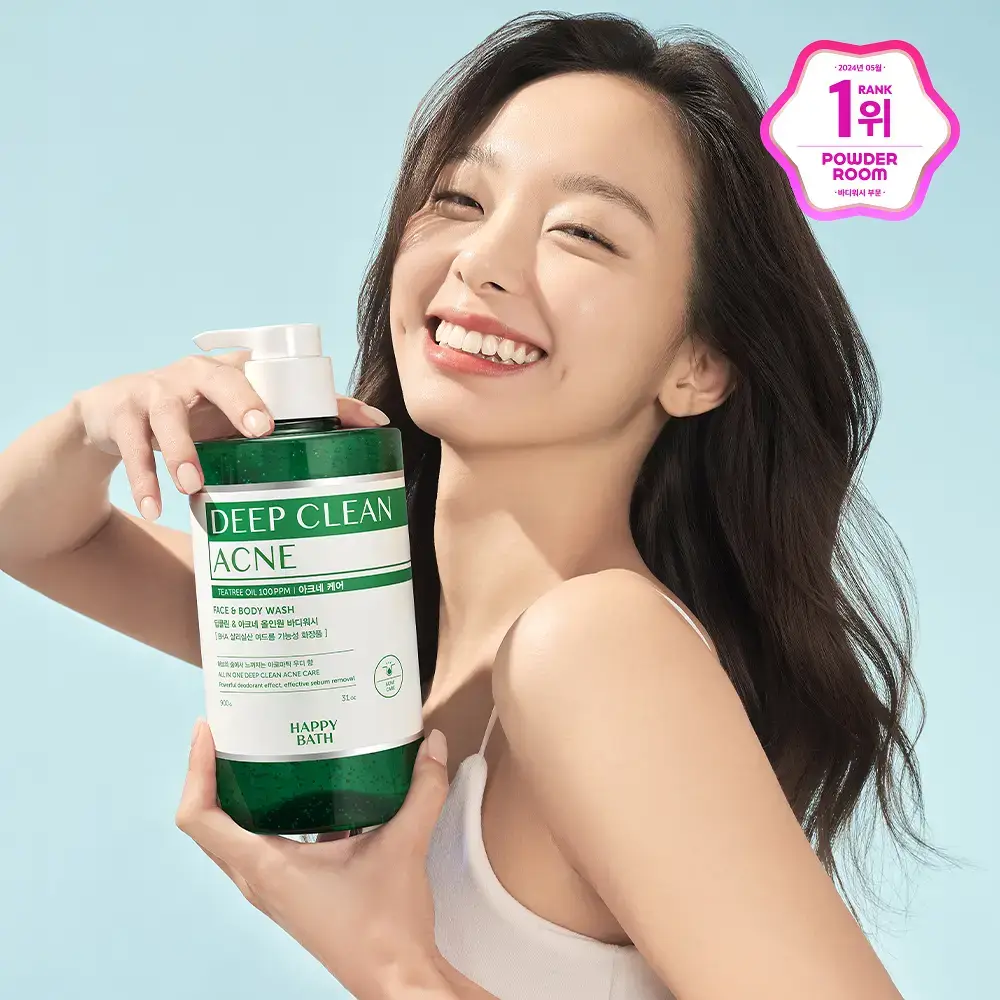 해피바스 딥클린 티트리시카 등드름 케어 바디워시 900G