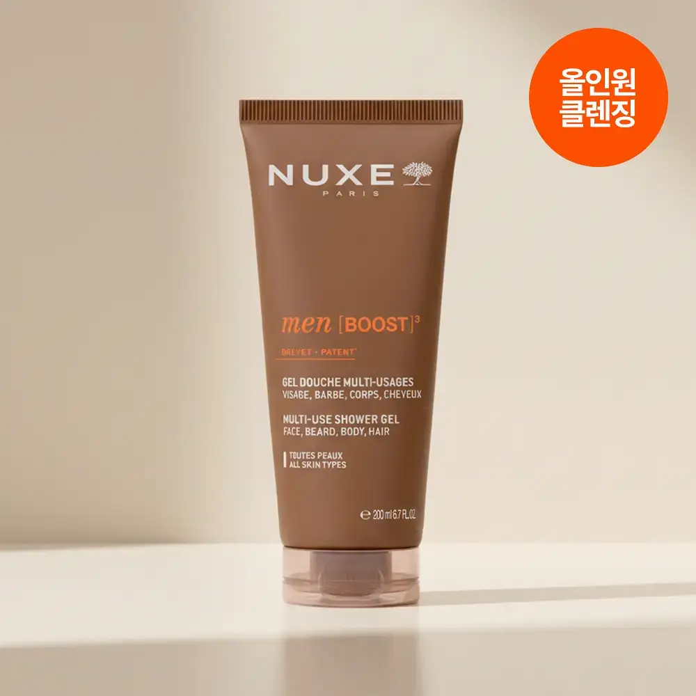 (헤어/바디/페이스 올인원워시)눅스 맨 올인원 샤워젤 200ml