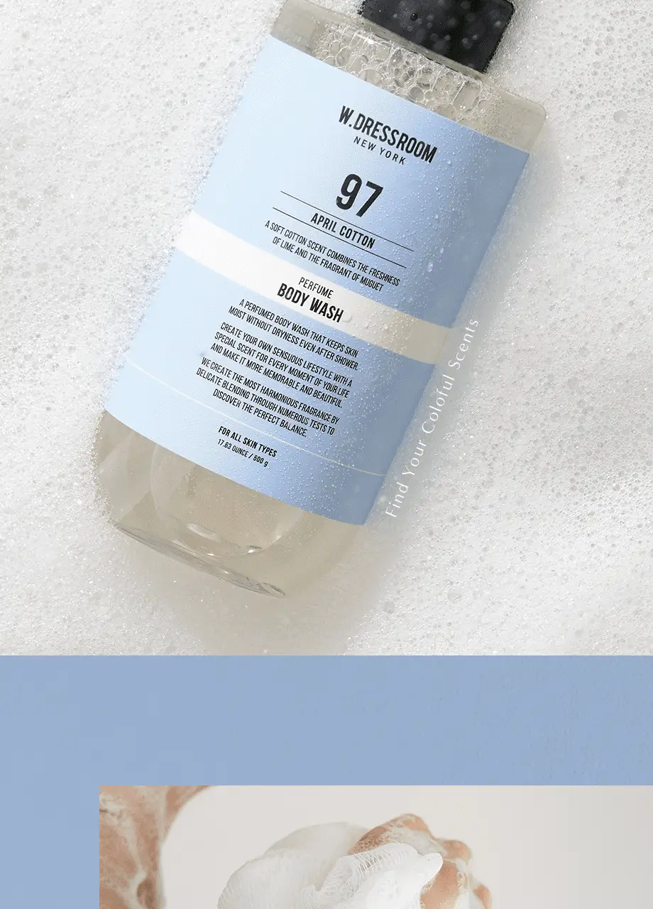 W.DRESSROOM 퍼퓸 바디워시 500ml 2종 택 1 상세페이지 10