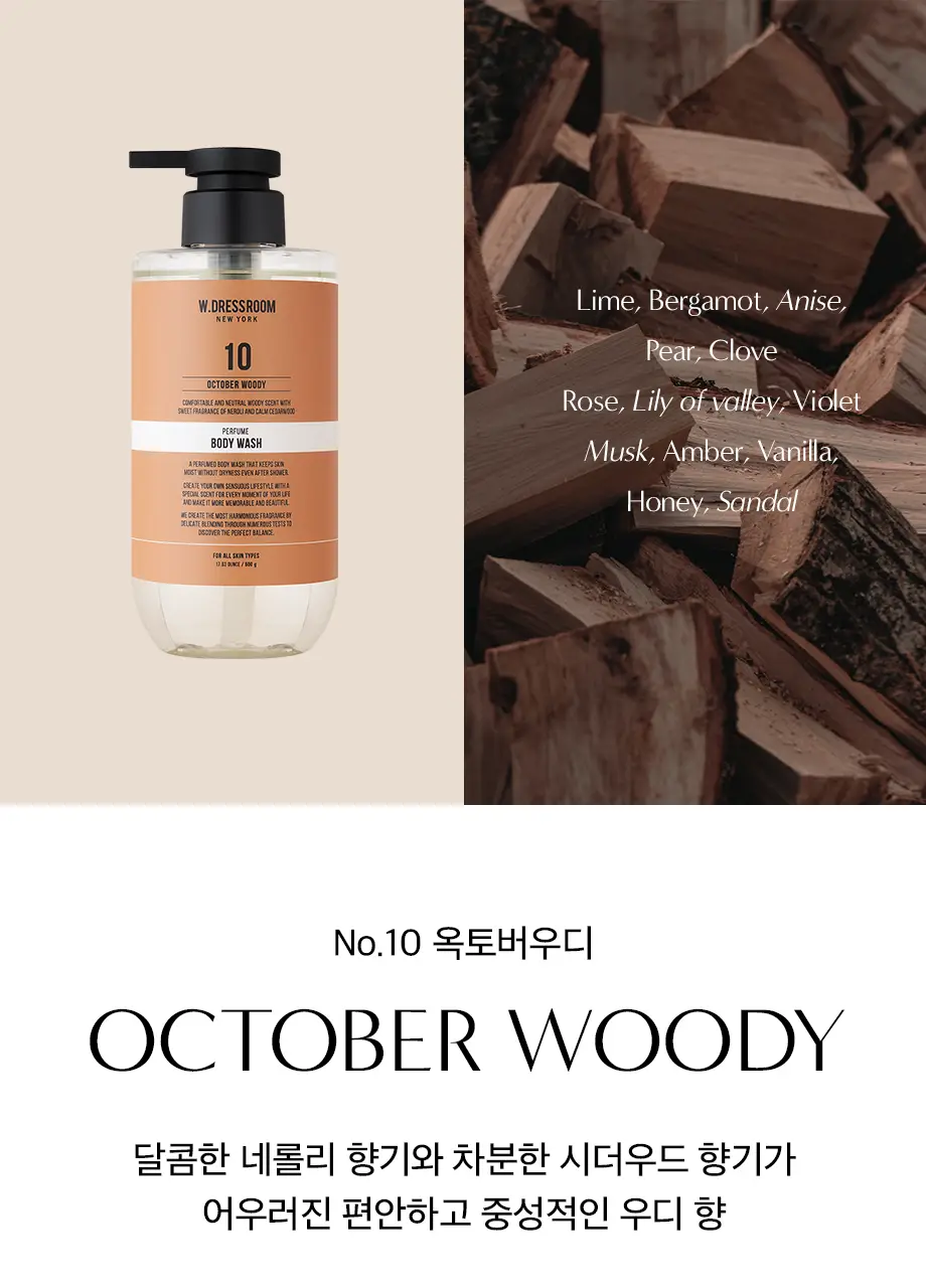 W.DRESSROOM 퍼퓸 바디워시 500ml 2종 택 1 상세페이지 15