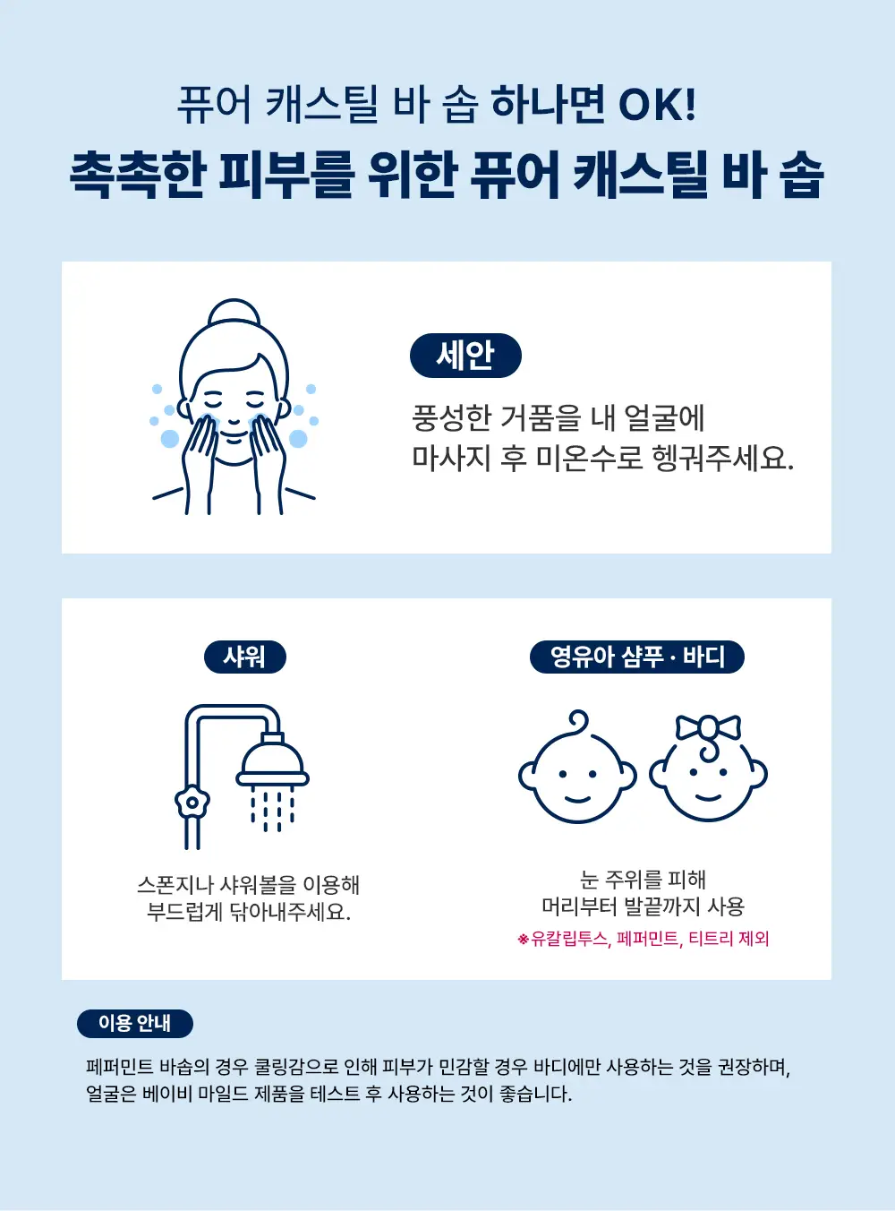 닥터브로너스 퓨어 캐스틸 바솝 140g 5종 택1 상세페이지 8