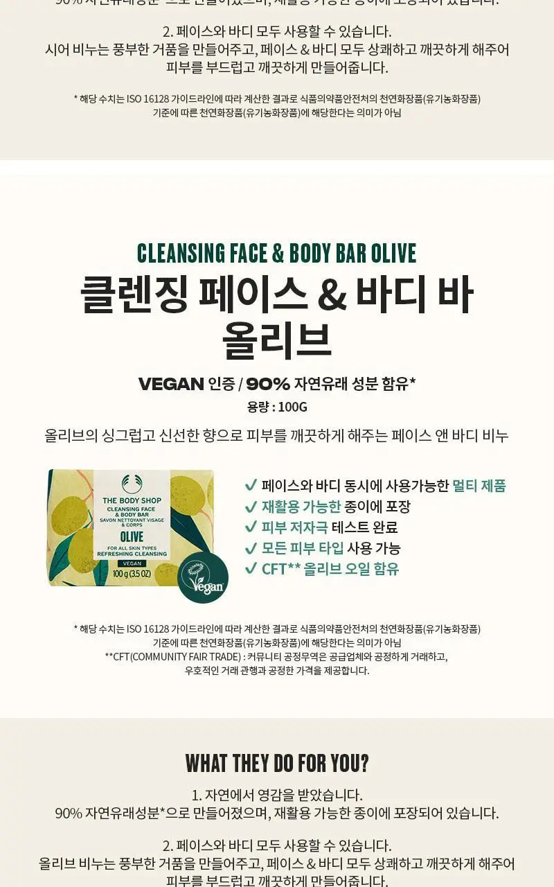 더바디샵 클렌징 페이스&바디 바 100g 7종 택 1 상세페이지 6
