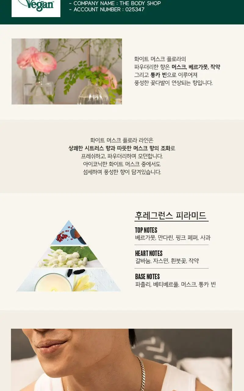 더바디샵 화이트 머스크 플로라 후레그런스 바디 미스트 100ml 상세페이지 2