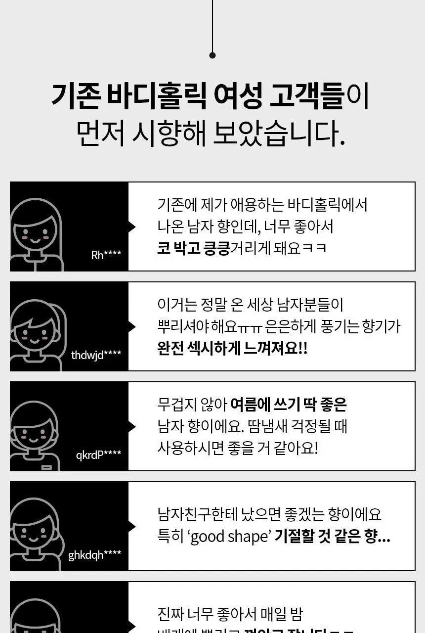 바디홀릭 다우트리스 헤어&바디미스트 상세페이지 7