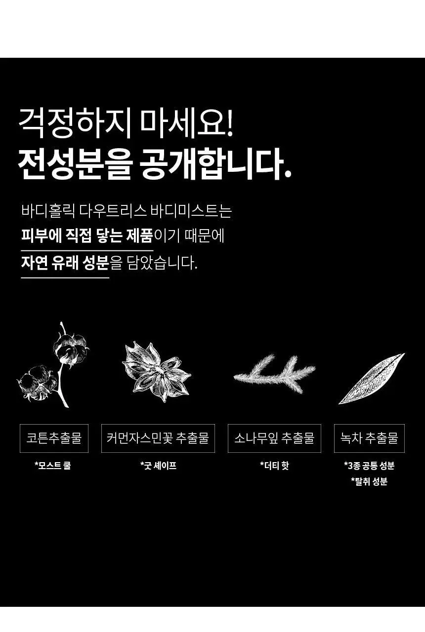 바디홀릭 다우트리스 헤어&바디미스트 상세페이지 26