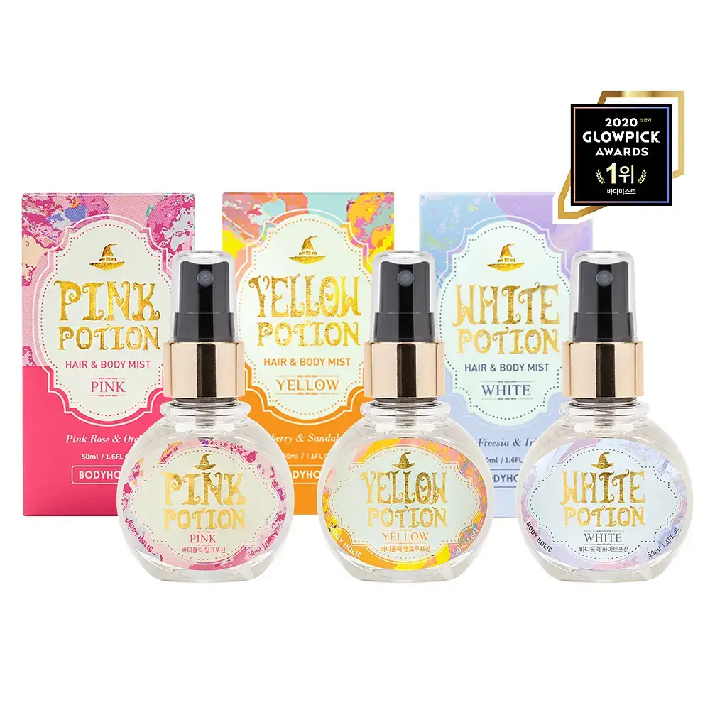 바디홀릭 바디&헤어미스트 포션 50ml 3종 택1