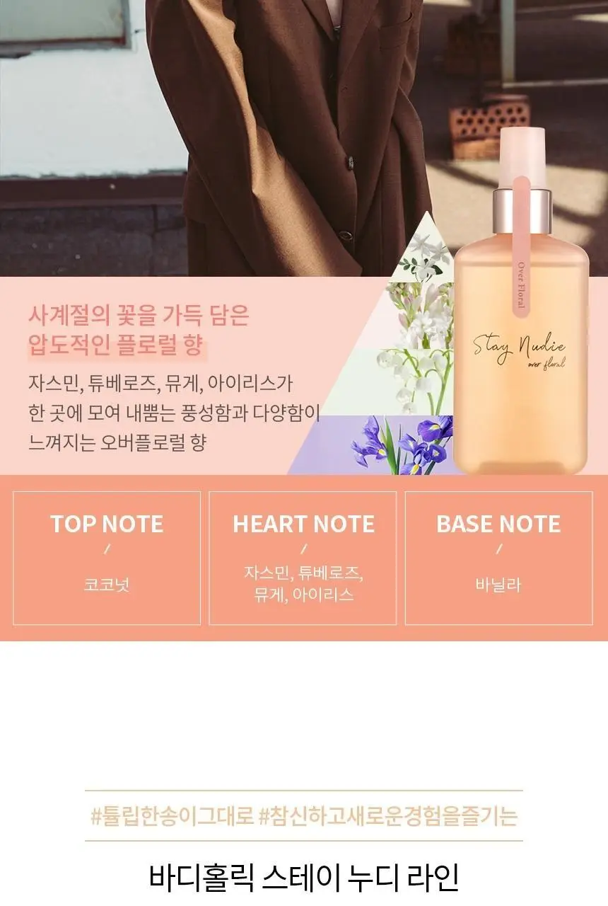 바디홀릭 스테이누디 헤어&바디 미스트 100ml 3종 택1 상세페이지 11