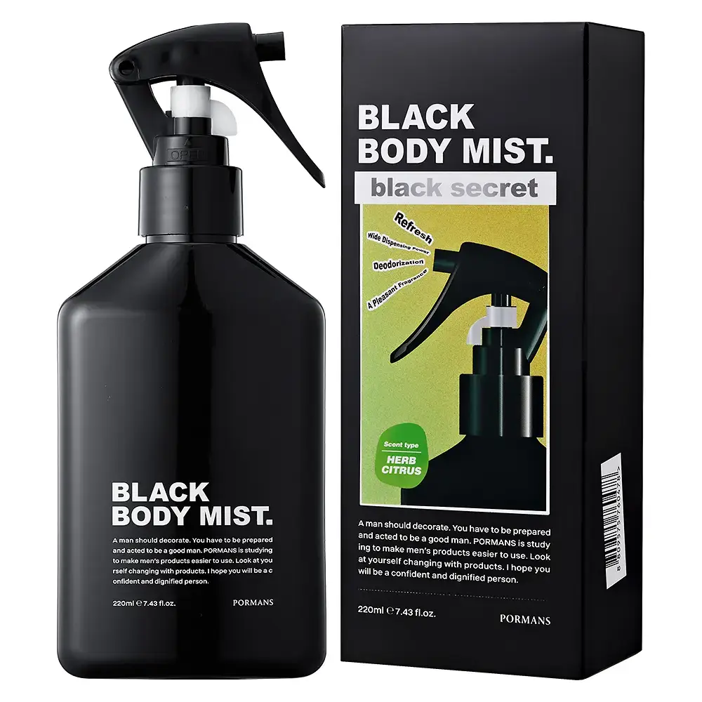 포르맨즈 블랙 바디미스트 허브시트러스향 220ml