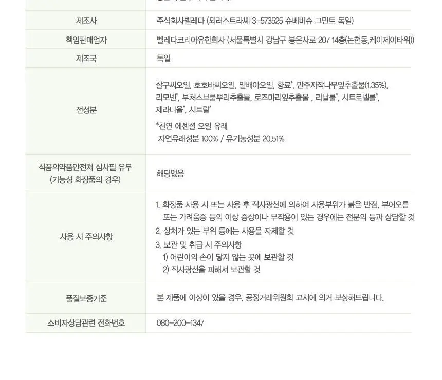 벨레다 버치 셀룰라이트 오일 100ml 상세페이지 11