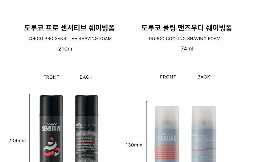 도루코 프로 센서티브 쉐이빙폼 210ml 2입 기획(+쿨링 쉐이빙폼 74ml) 상세페이지 37