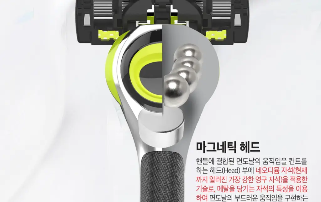 도루코 PACE 3D모션 면도기+면도날 5입 상세페이지 7