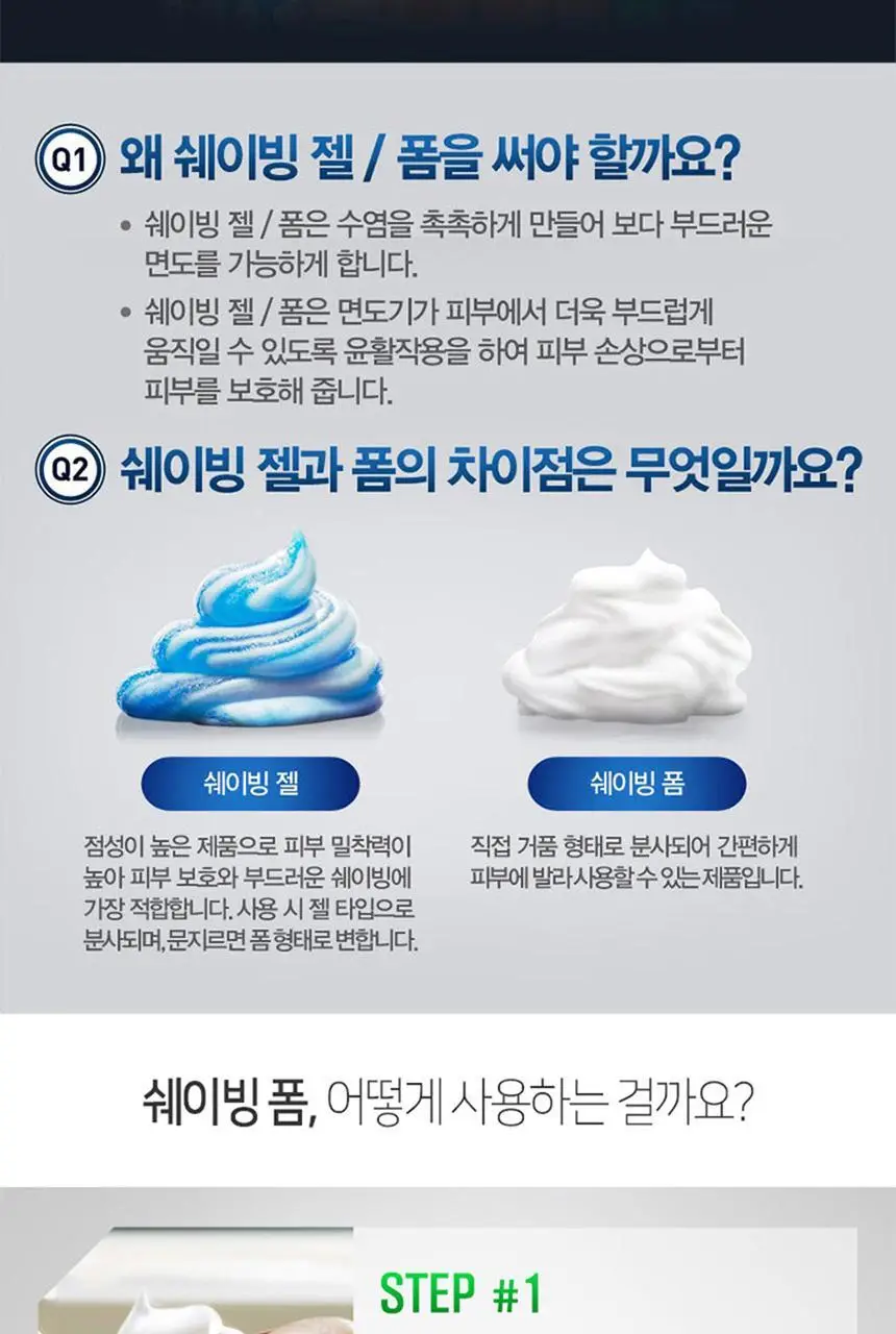 질레트 포오미 3종 175G (레몬라임/멘솔/센서티브) 상세페이지 3