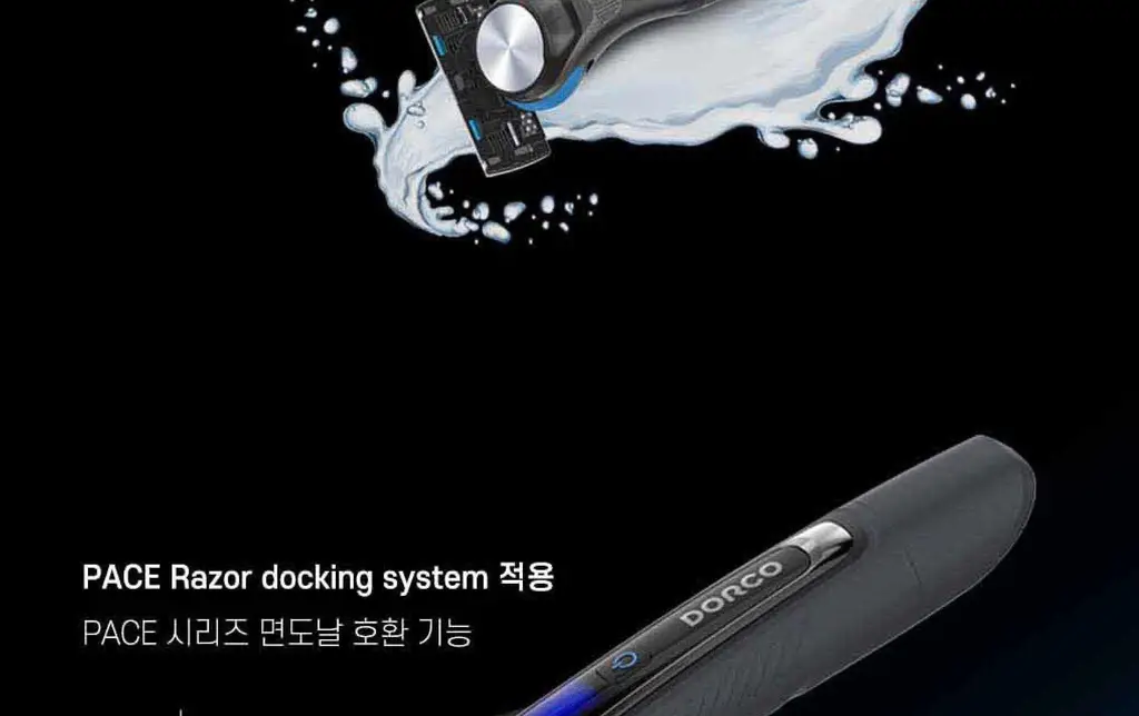 도루코 PACE 3D 모션 파워 면도기 기획세트 (핸들+5입날+쉐이빙폼 74ml) 상세페이지 9