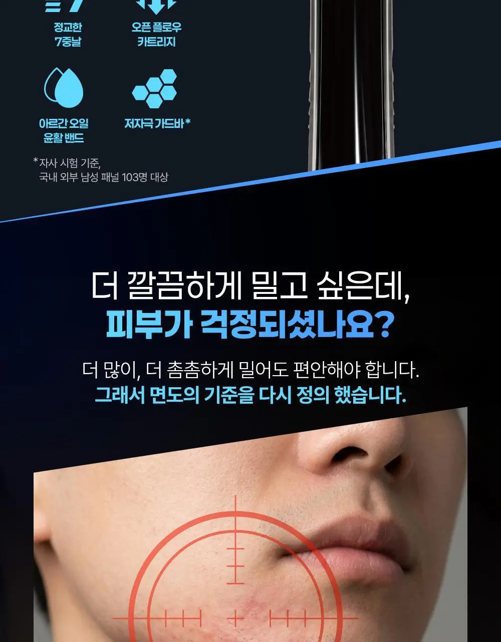 도루코 PACE7 면도기 (핸들+7입날) (리뉴얼) 상세페이지 4
