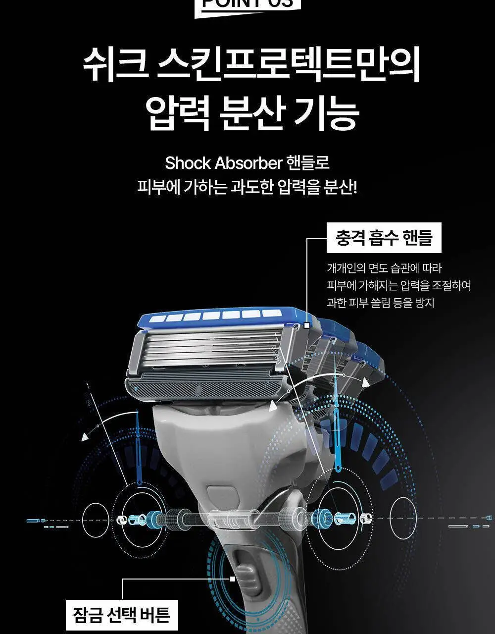 쉬크 하이드로5 스킨프로텍트 (기+날2입) 상세페이지 14