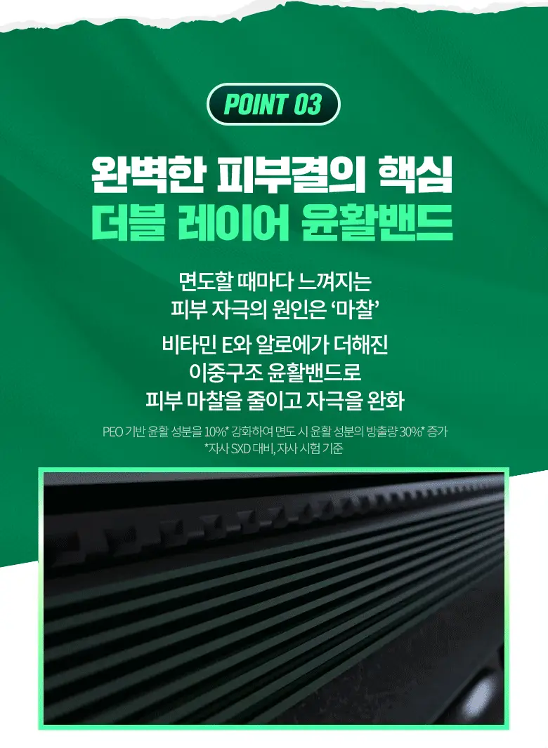 슬릭 모션 면도기 (핸들+2입날) 상세페이지 10