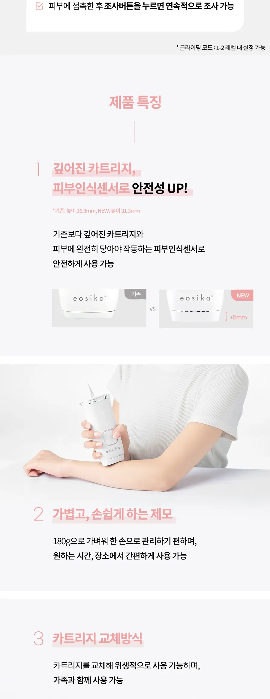 이오시카 IPL 제모의료기기 SIPL-2000S 상세페이지 2