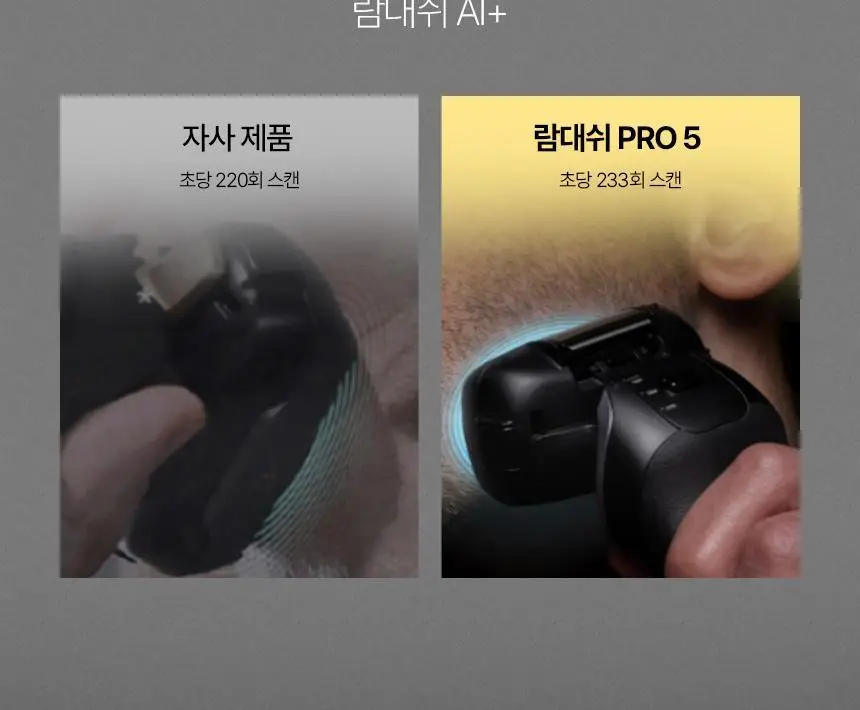 파나소닉 람대쉬 PRO 5중날 전기 면도기 ES-L550U 상세페이지 9