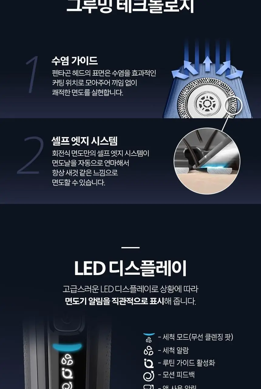 필립스 SkinIQ 7000 시리즈 전기면도기 (S7886/70) 상세페이지 14