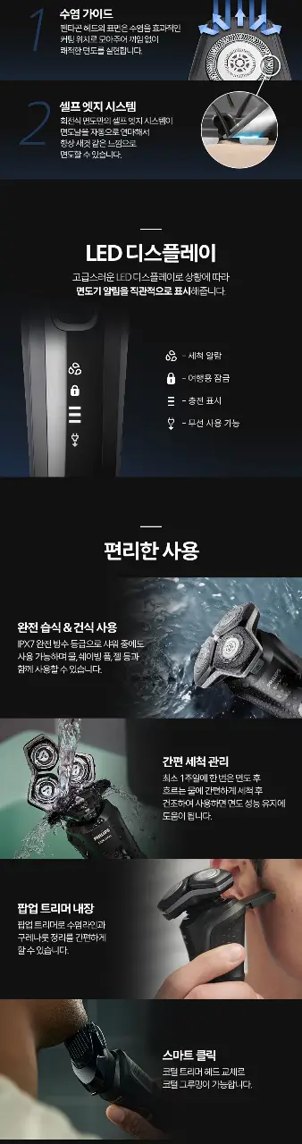 필립스 SkinIQ S5000 시리즈 (S5898/18) 상세페이지 5