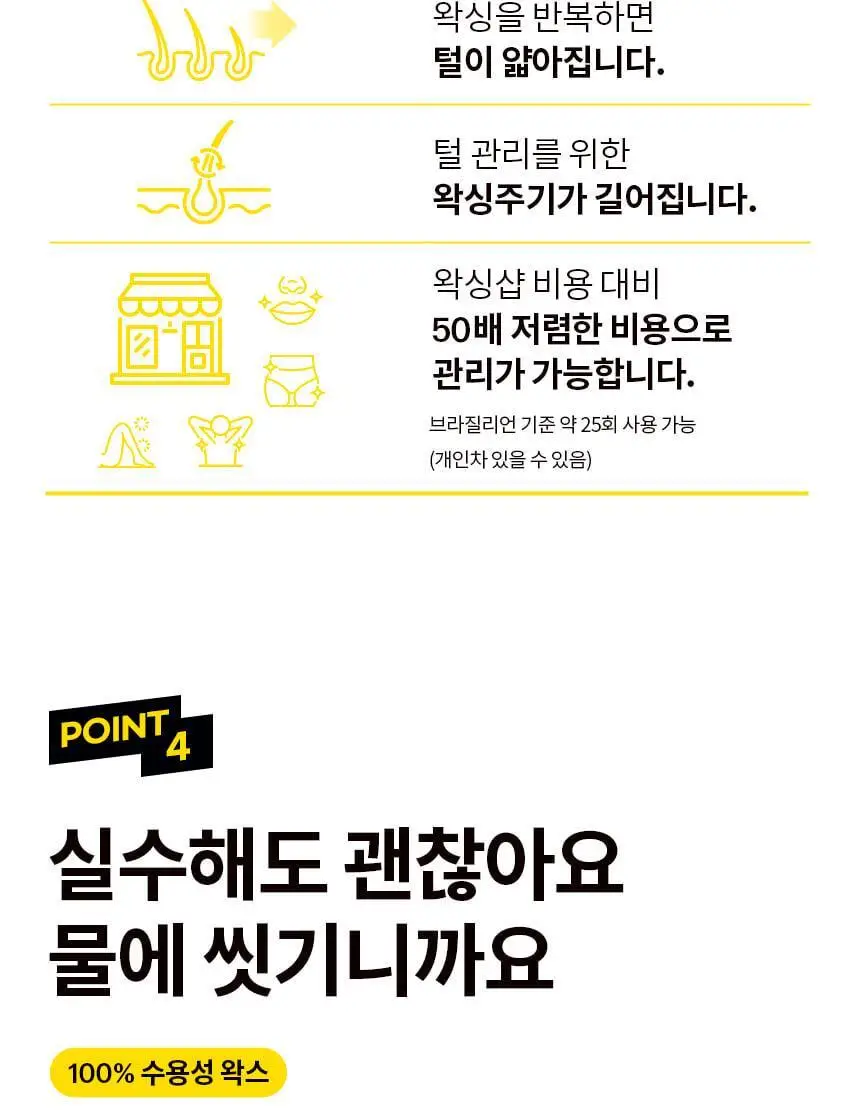 고릴라왁싱 데우지 않는 콜드슈가링왁스 셀프왁싱키트 1개입 (150g x 1ea) 상세페이지 28