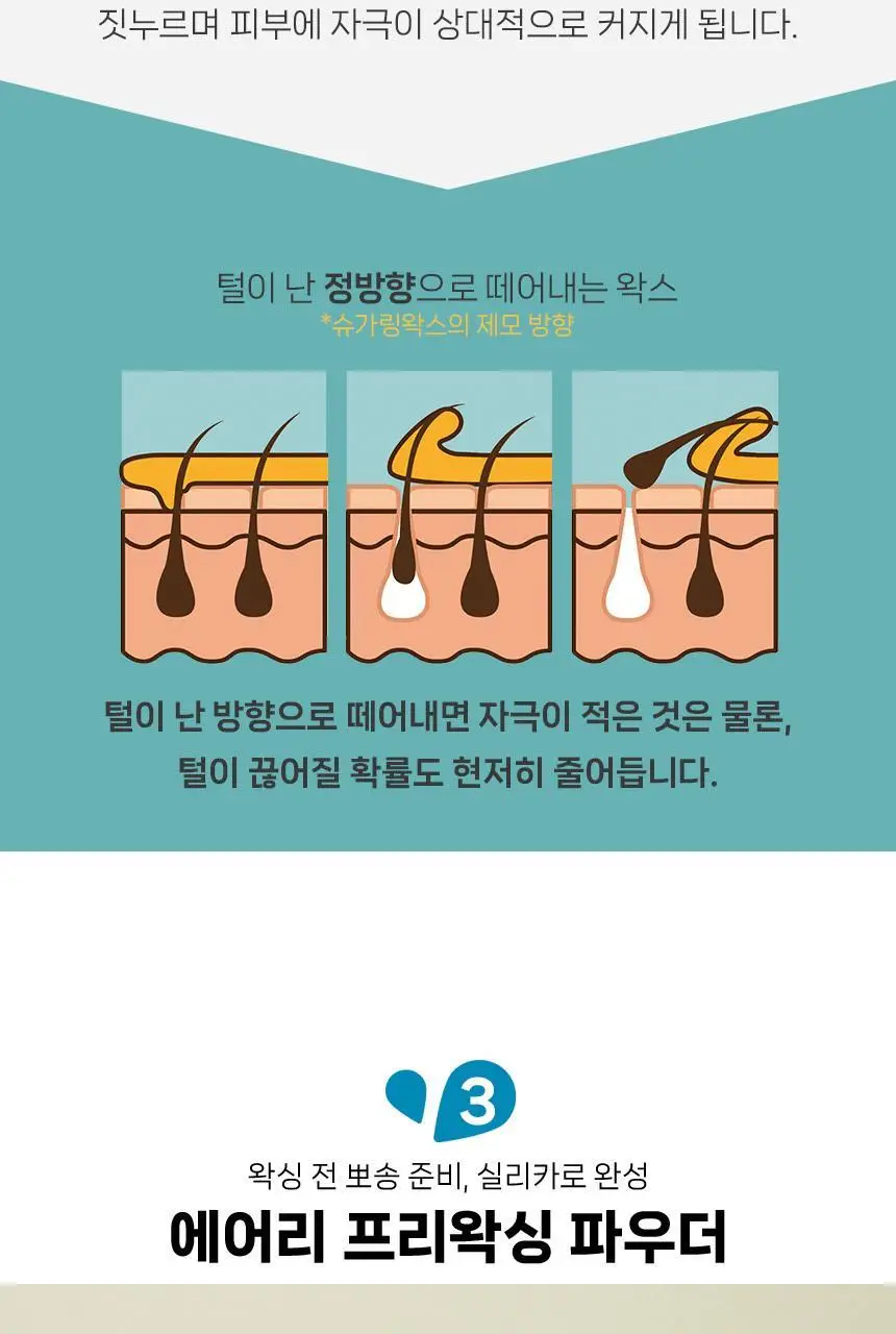 지저쓰 슈가링 200g 미니핏 기획(+슈가링카드1개, 천5매, 프리왁싱파우더 증정) 상세페이지 15