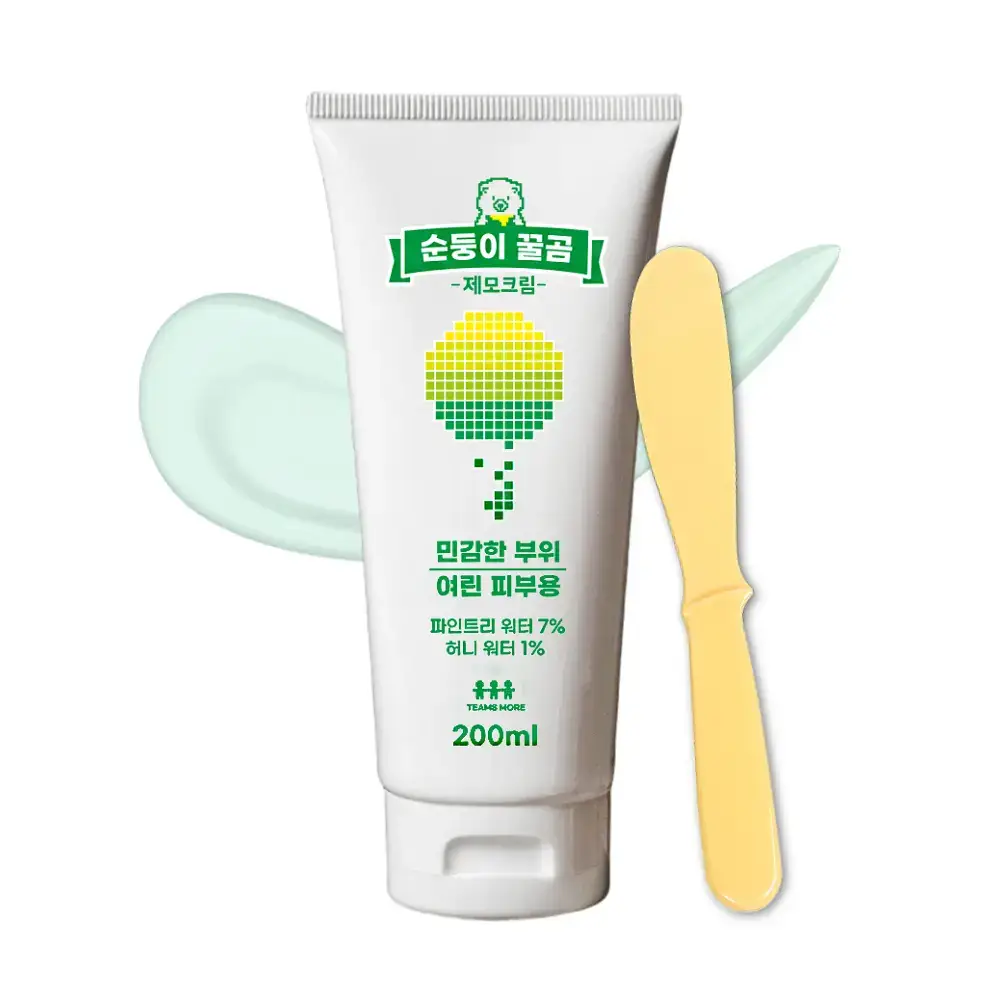 팀스모어 순둥이 꿀곰 제모크림 200ml