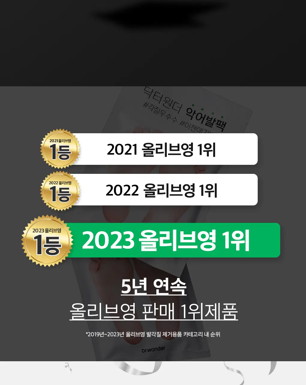 닥터원더 발 각질제거 악어발팩 상세페이지 2