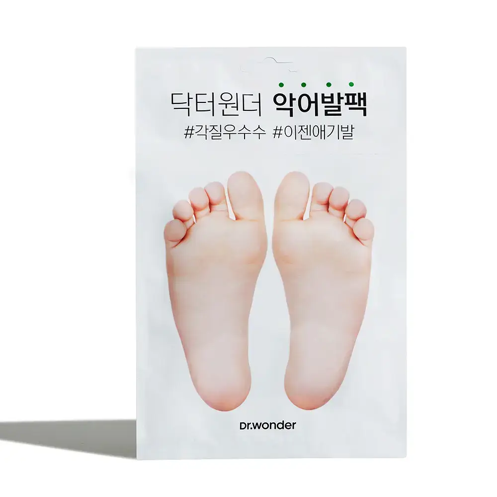 닥터원더 발 각질제거 악어발팩