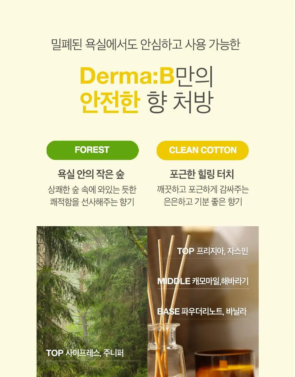 더마비 데오 프레쉬 풋샴푸 400ml 3종 택 1 (쿨라임/클린코튼/포레스트) 상세페이지 19
