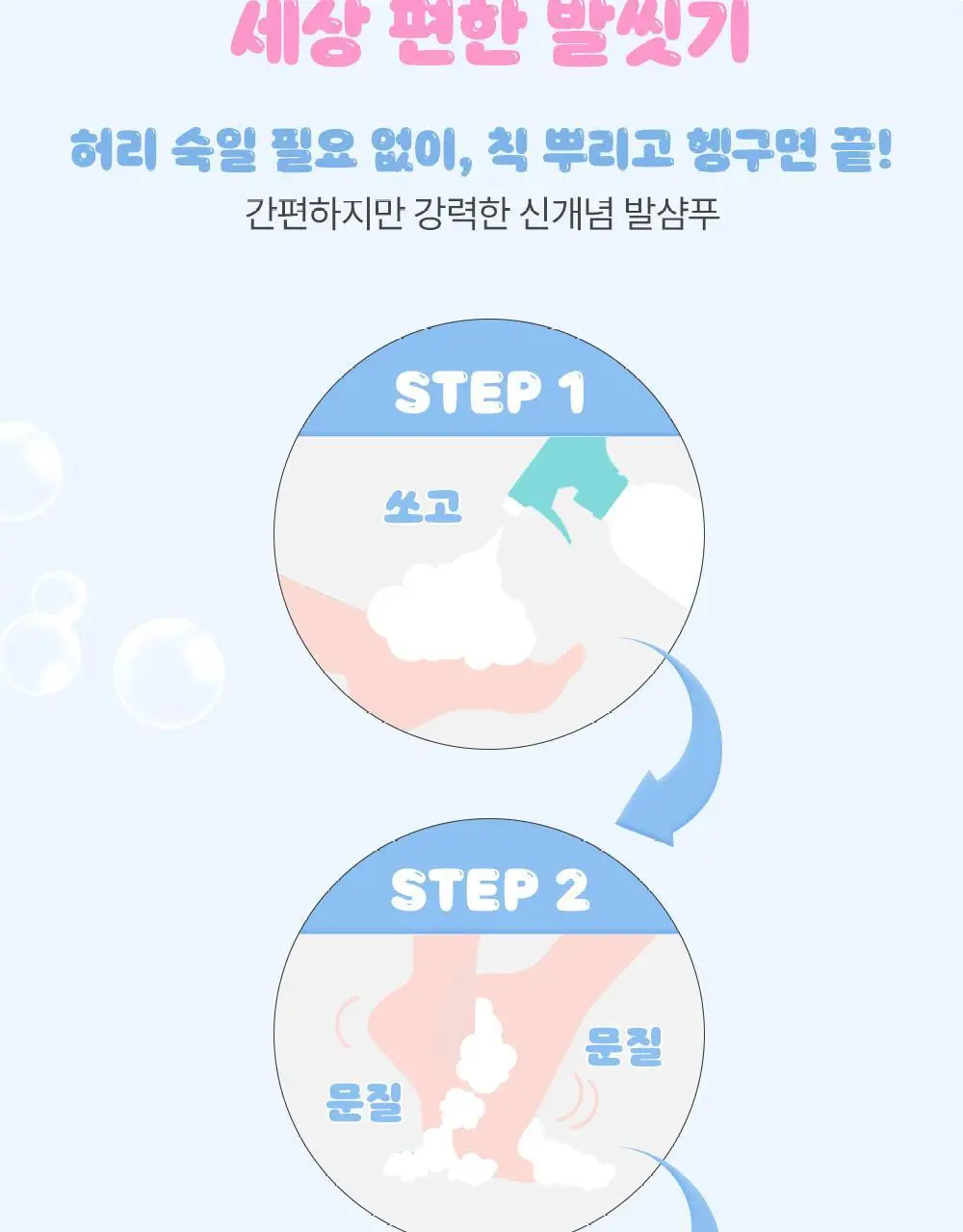 온더바디 발을씻자 코튼 풋샴푸 리필 500ml 4종 택1 (레몬/자몽/쿨링/비누향) 상세페이지 26